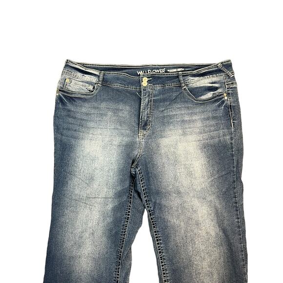 Wallflower Plus Size Womens Jeans 24 Regular Luscious Curvy Fit - Picture 3 of 9